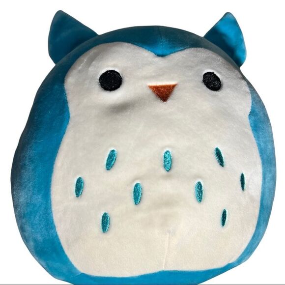 Official Squishmallows Winston The Owl Stuffed 8 inch Plush Toy - Turquoise - - Picture 3 of 8